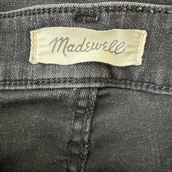 madewell curvy roadtripper black skinny jeans womens 27 high rise stretch denim - Picture 11 of 13